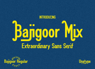 Bajigoor Mix Sans Serif Font