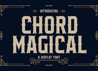 CHORD MAGICAL Display Font