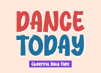 Dance Today Display Font