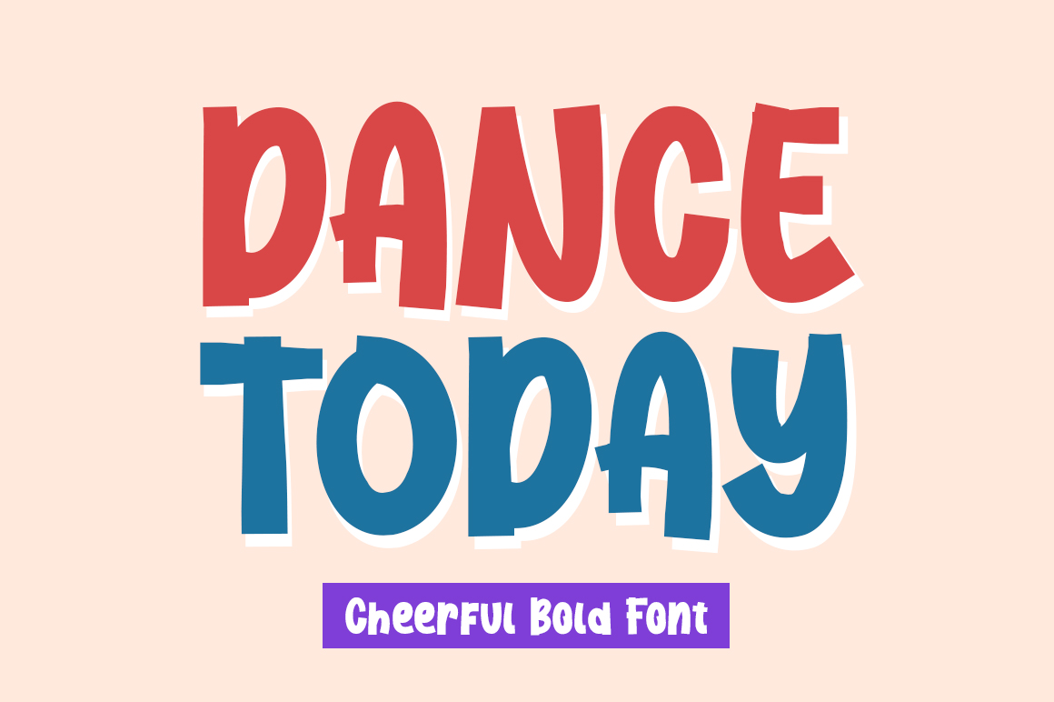Dance Today Display Font