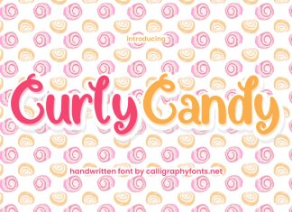 Curly Candy Display Font