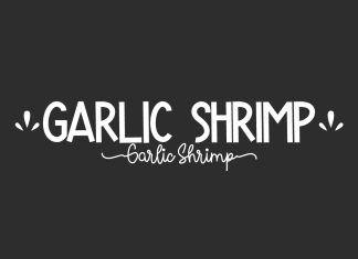 Garlic Shrimp Font