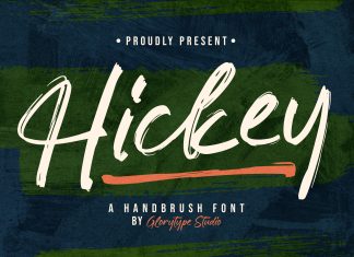 Hickey Brush Font