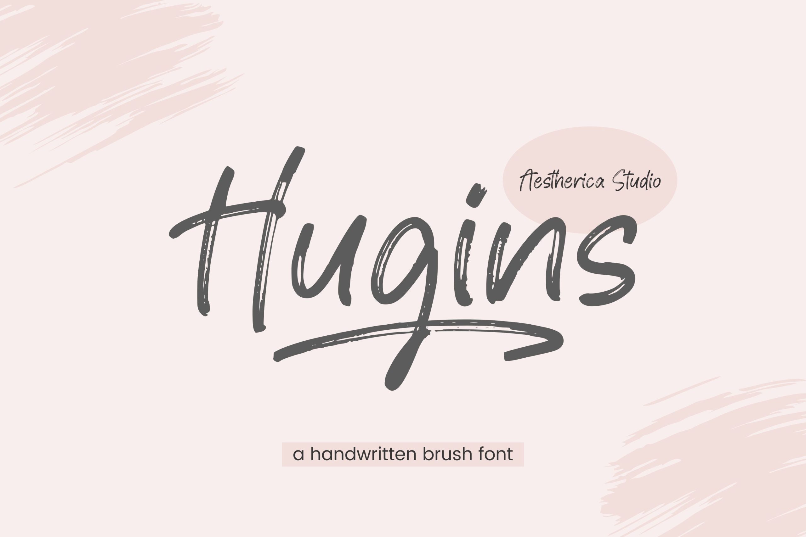 Hugins Brush Font