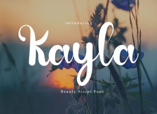 Kayla Script Font