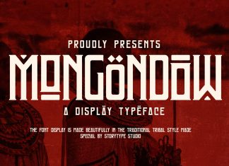 MONGONDOW Display Font