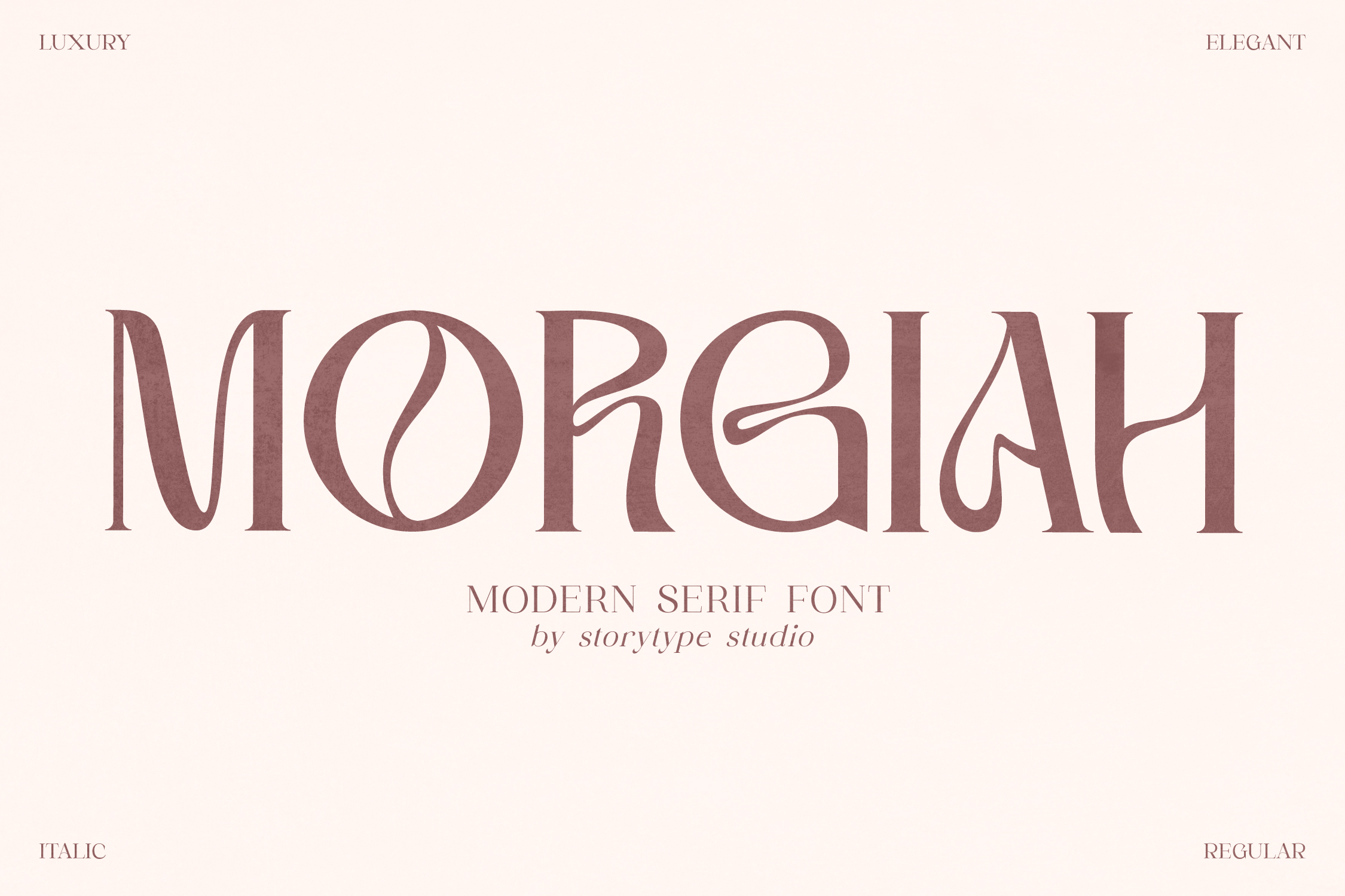 MORGIAH Display Font