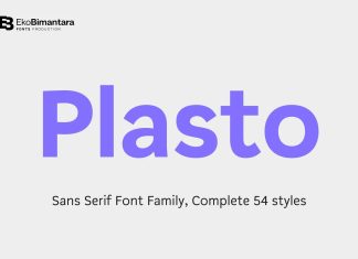 Plasto Sans Serif Font