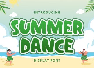 Summer Dance Display Font