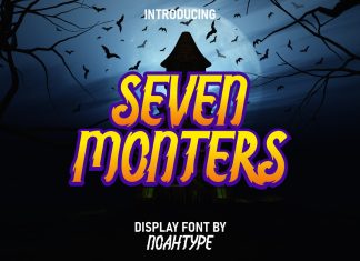 Seven Monsters Display Font