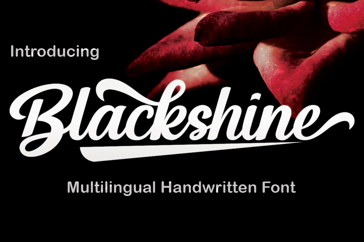 Blackhine Calligraphy Font