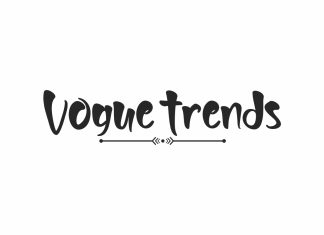 Vogue Trends Script Font