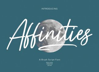 Affinities Brush Font