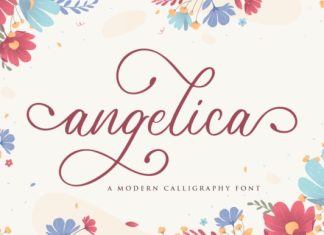 Angelica Calligraphy Typeface