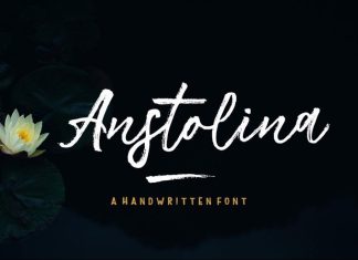 Anstolina Brush Font