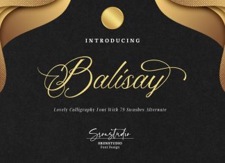 Balisay Calligraphy Font