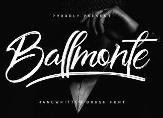 Ballmonte Brush Font