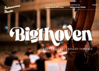 Bigthoven Serif Font
