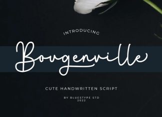 Bougenville Script Typeface