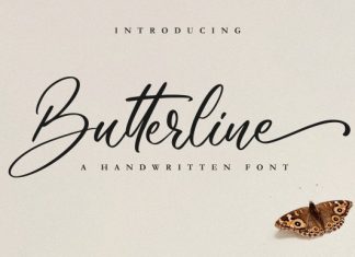 Butterline Script Font