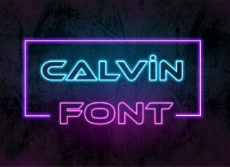 Calvin Display Font
