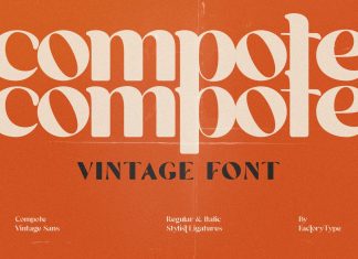 Compote Serif Font