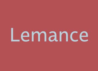 Lemance Sans Serif Font