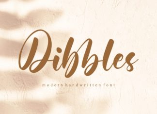 Dibbles Script Font