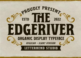 Edgeriver Display Font
