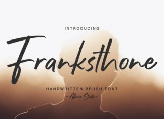 Franksthone Brush Font