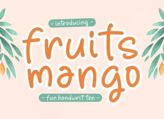 Fruits Mango Display Font