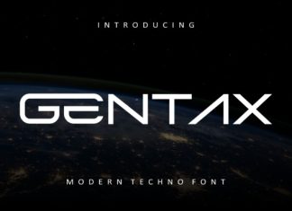 Gentax Display Font
