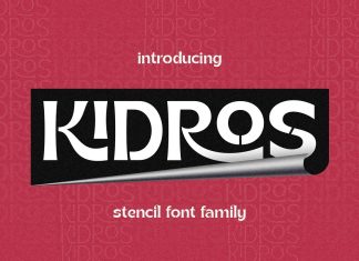 Kidros Display Font