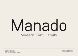 Manado Sans Serif Font