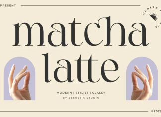 Matcha Latte Serif Font