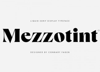 Mezzotint CF Serif Font