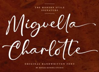 Miguella Charlotte Handwritten Font