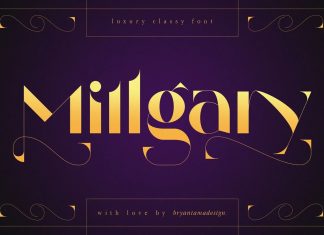 Millgary Sans Serif Font