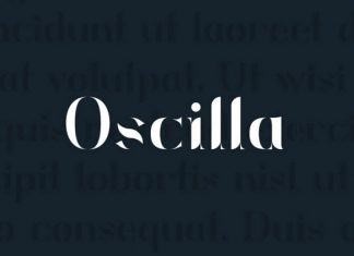 Oscilla Display Font