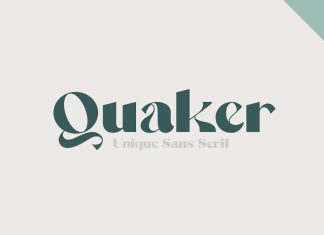 Quaker Sans Serif Font