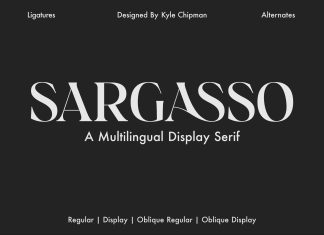Sargasso Serif Font