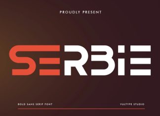 Serbie Display Font
