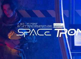 Spacetron Display Font