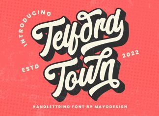 Telford Town Script Font