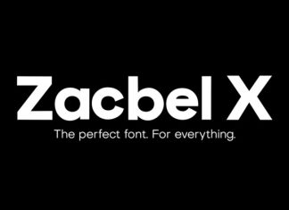 Zacbel X Sans Serif Font