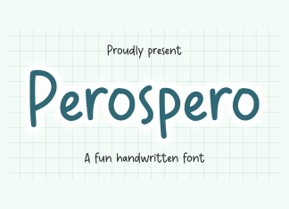 Perospero Display Font