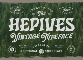 Hepives Display Font