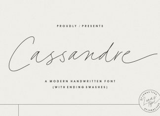 Cassandre Handwritten Font
