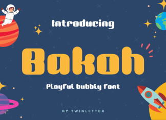 Bakoh Display Font