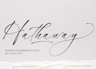 Hathaway Script Font